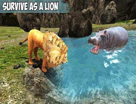 T-Rex Dino & Angry Lion Attack screenshot 8