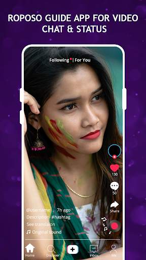 Guide For Roposo -india's status & video Giude app screenshot 1