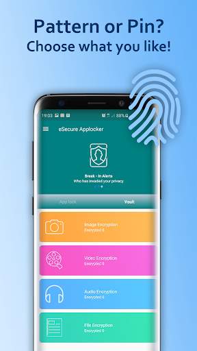 eSecure: applock dan applocker, Pusat Keamanan screenshot 3
