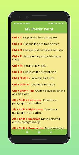 Computer Shortcut Key - Keyboard Shortcut Key screenshot 5
