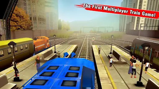 Train Racing Games 3D 2 Player screenshot 1