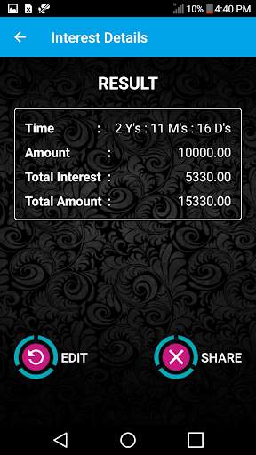 Interest & EMI Calculator screenshot 3