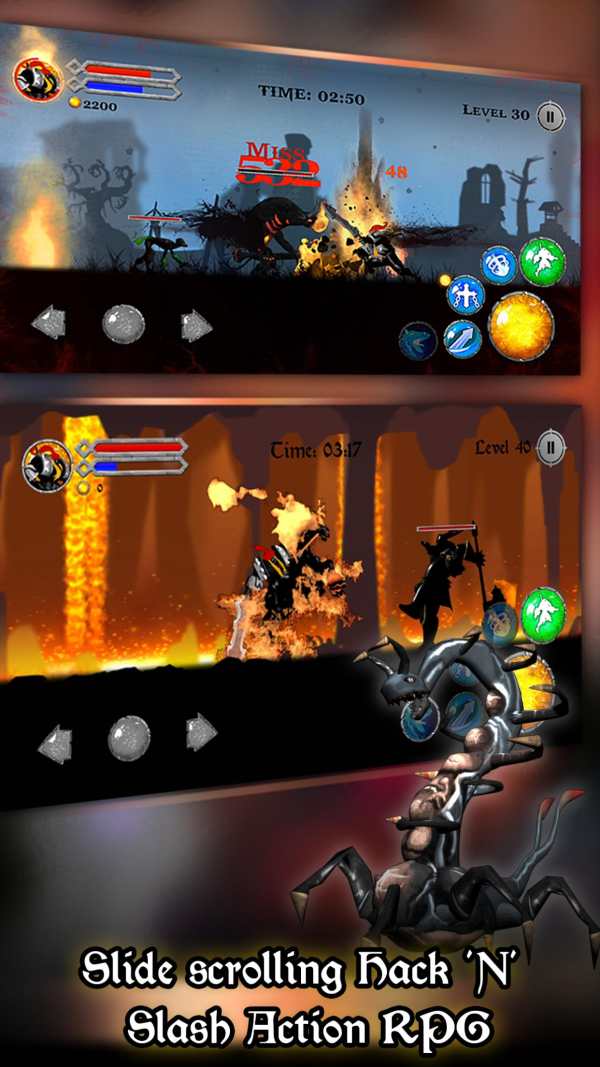 Chaos Knight: Ninja warrior, shadow fight game screenshot 1