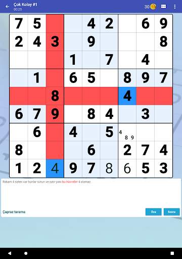 Sudoku - Klasik bulmaca oyunu screenshot 18