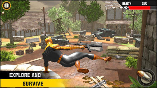 Rope Hero Survival Squad: Free Fire Hero Game screenshot 5