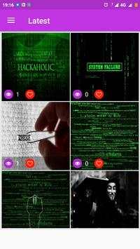 Hacker Wallpaper HD screenshot 1