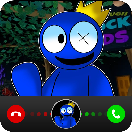 Rainbow Friends fake call icon