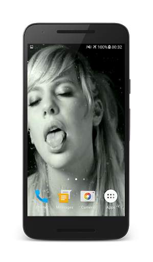Girl Kissing Screen Video Wallpaper screenshot 2