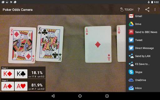 Poker Odds Camera Calculator screenshot 10