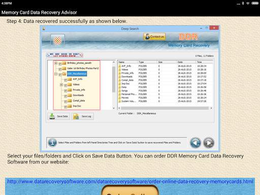 Memory Card Data Recovery Help screenshot 9