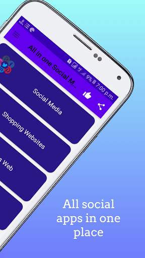 All in one social media and social network app screenshot 2