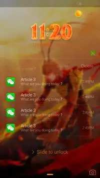 Monkey King - iDO Lockscreen screenshot 2