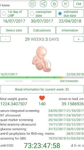 Pregnancy Due Date Calculator screenshot 3