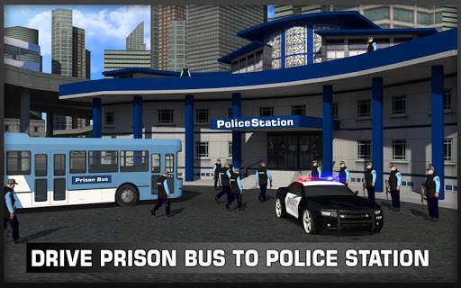 Coach Bus Police Transport 3D screenshot 14