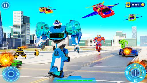 Limo Car Dino Robot Car Game screenshot 6