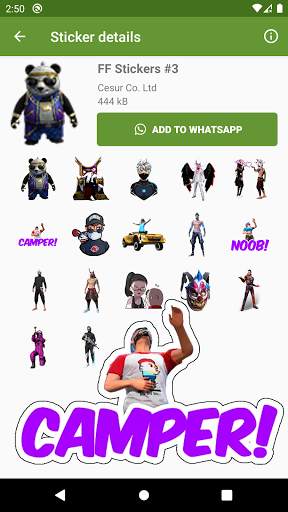 FF Stickers for WhatsApp 2021 screenshot 6