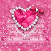 Glitter Pink Keyboard Theme 6.5.9.2019