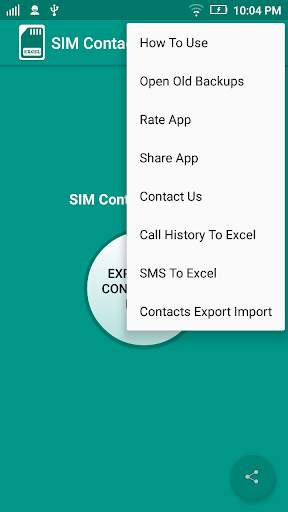 SIM Contacts To Excel screenshot 3