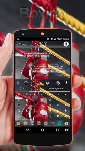 Fist Fight Emoji Keyboard Skin screenshot 4