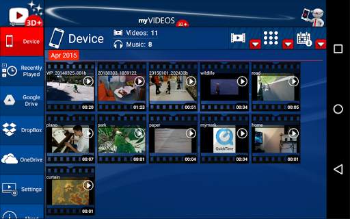 myVideos 3D  screenshot 15