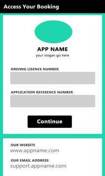 Cancellation driving test app screenshot 1