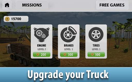 Jungle Logging Truck Simulator screenshot 4