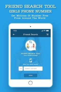 Friend Search Tool - Girls Phone number screenshot 6