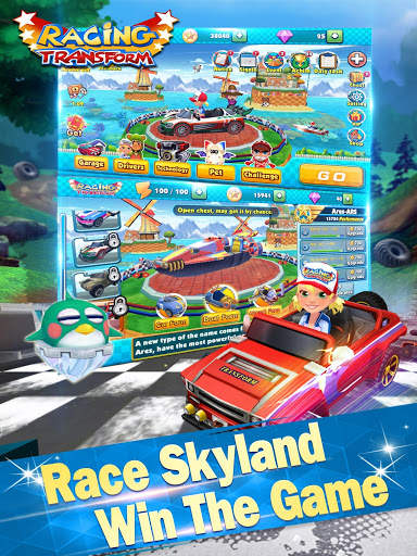 Racing Transform - Skyland Race screenshot 5