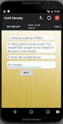 Gold Density screenshot 1