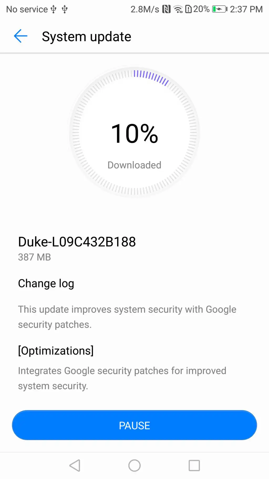 System Update screenshot 3