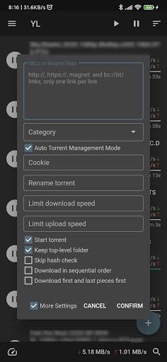 qBittorrent Remote Lite screenshot 2