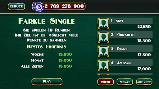 Farkle screenshot 2