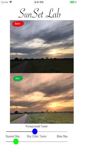 SunSet Lab   Sky Photo Editor screenshot 1