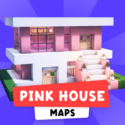 Pink House Map for Minecraft icon