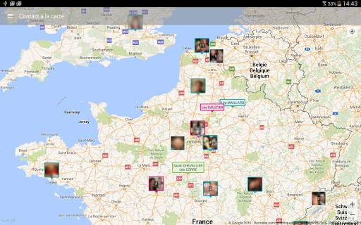 Contact on Map screenshot 9