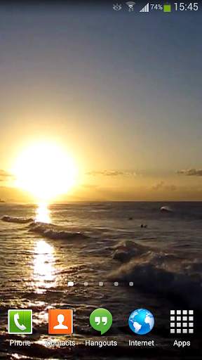 Ocean Waves Sunset Live HD 3 screenshot 4