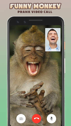 Funny Monkey Prank Video Call screenshot 4