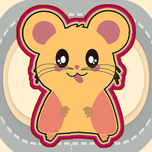 Kids hamster on the run icon