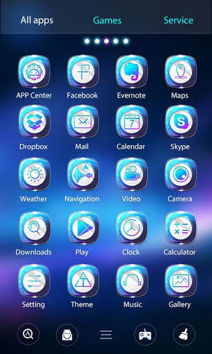 Fantastic GO Launcher Theme screenshot 3