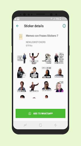 WAStickerApps - Memes Frases Sticker para WhatsApp screenshot 2