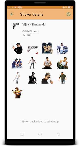 Vijay WAStickerApps : Tamil Stickers for Whatsapp screenshot 3