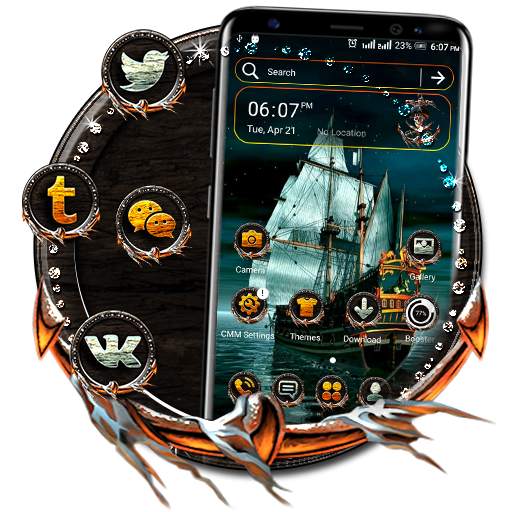 Pirate Ship Launcher Theme 2.1.1