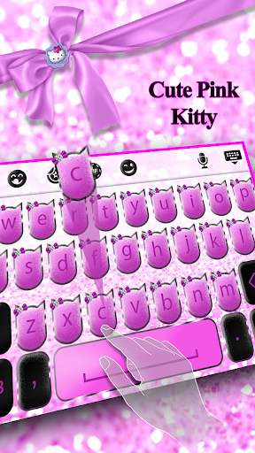 Hello Kitty Keyboard - Cute Pink Kitty Keyboard screenshot 2