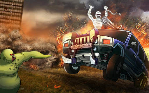 Monster Car Hill Racer screenshot 1