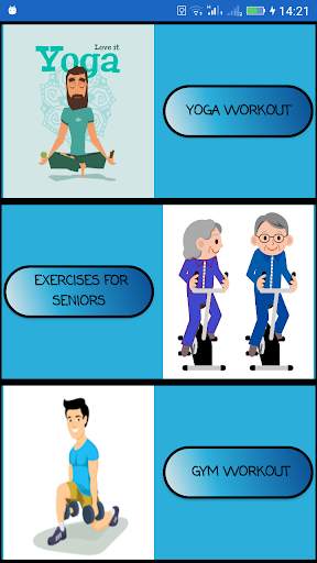 Fitness - Yoga , Gym , exercise for aged group screenshot 1