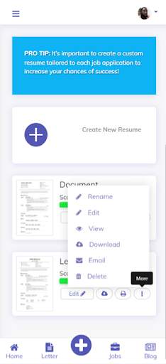 My CV Creator screenshot 2