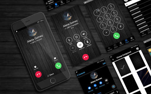 HD Phone 7 Black Caller Screen screenshot 1