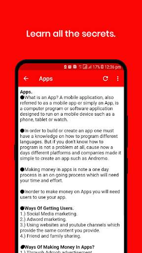 Online Money Secrets - Make money online apps स्क्रीनशॉट 1