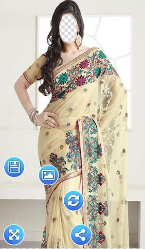 Elegant Saree Photo Frames скриншот 2