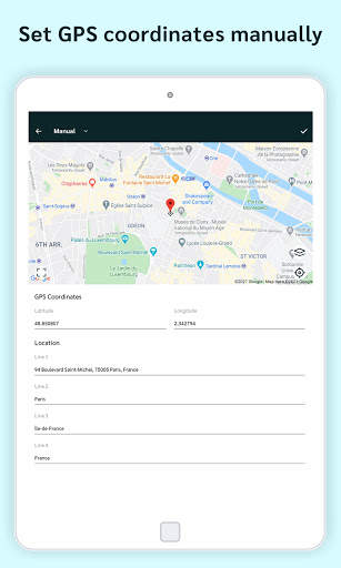 GPS map video camera screenshot 5